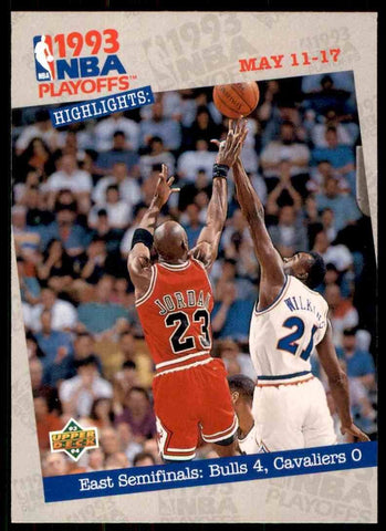 Michael Jordan Upper Deck Playoff Card #187