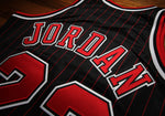 Michael Jordan Black Pinstripe Jersey